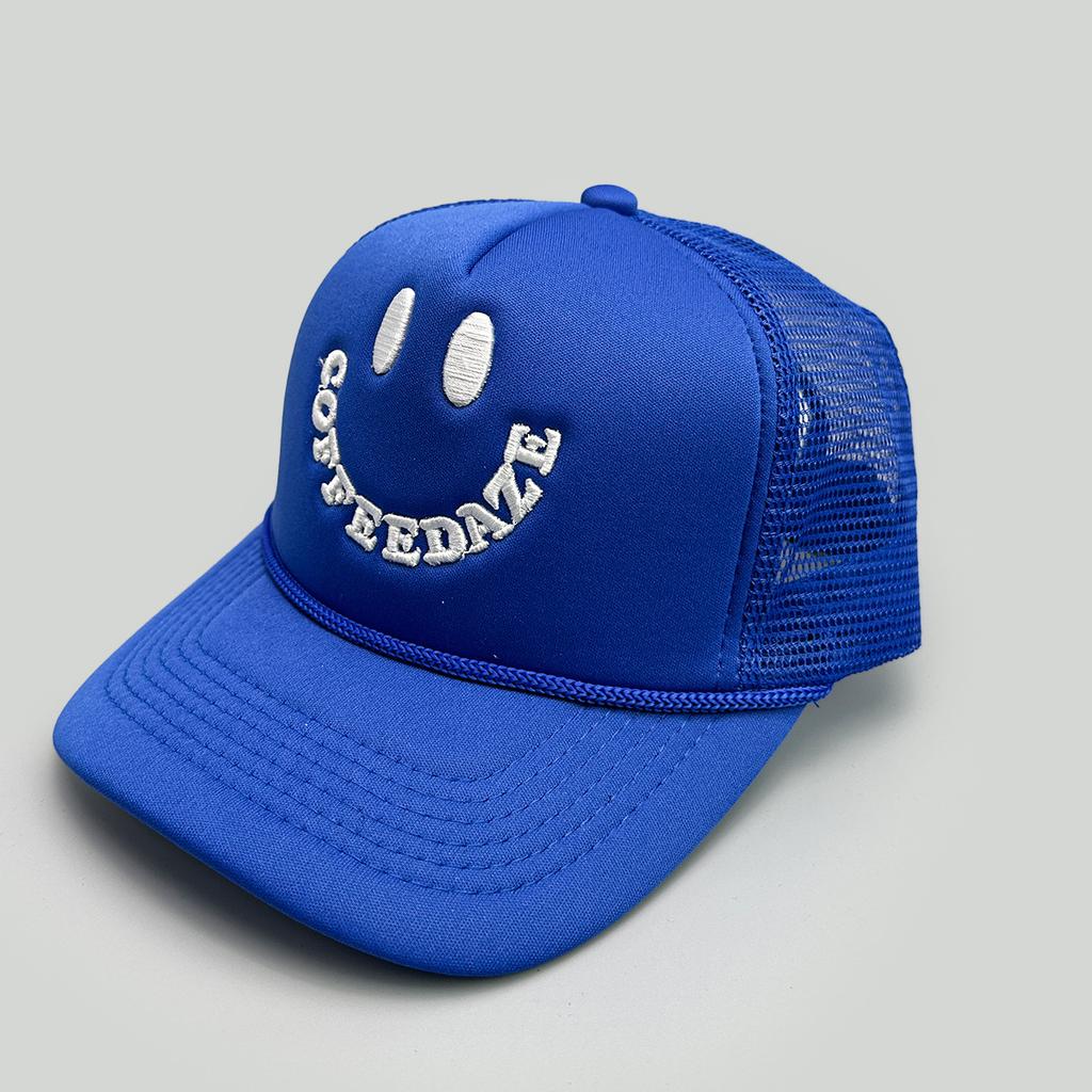 Hip Hop Street Smiley Embroidery Pattern Patch Baseball Cap Men'S And Women'S Mesh Shade Truck Hat