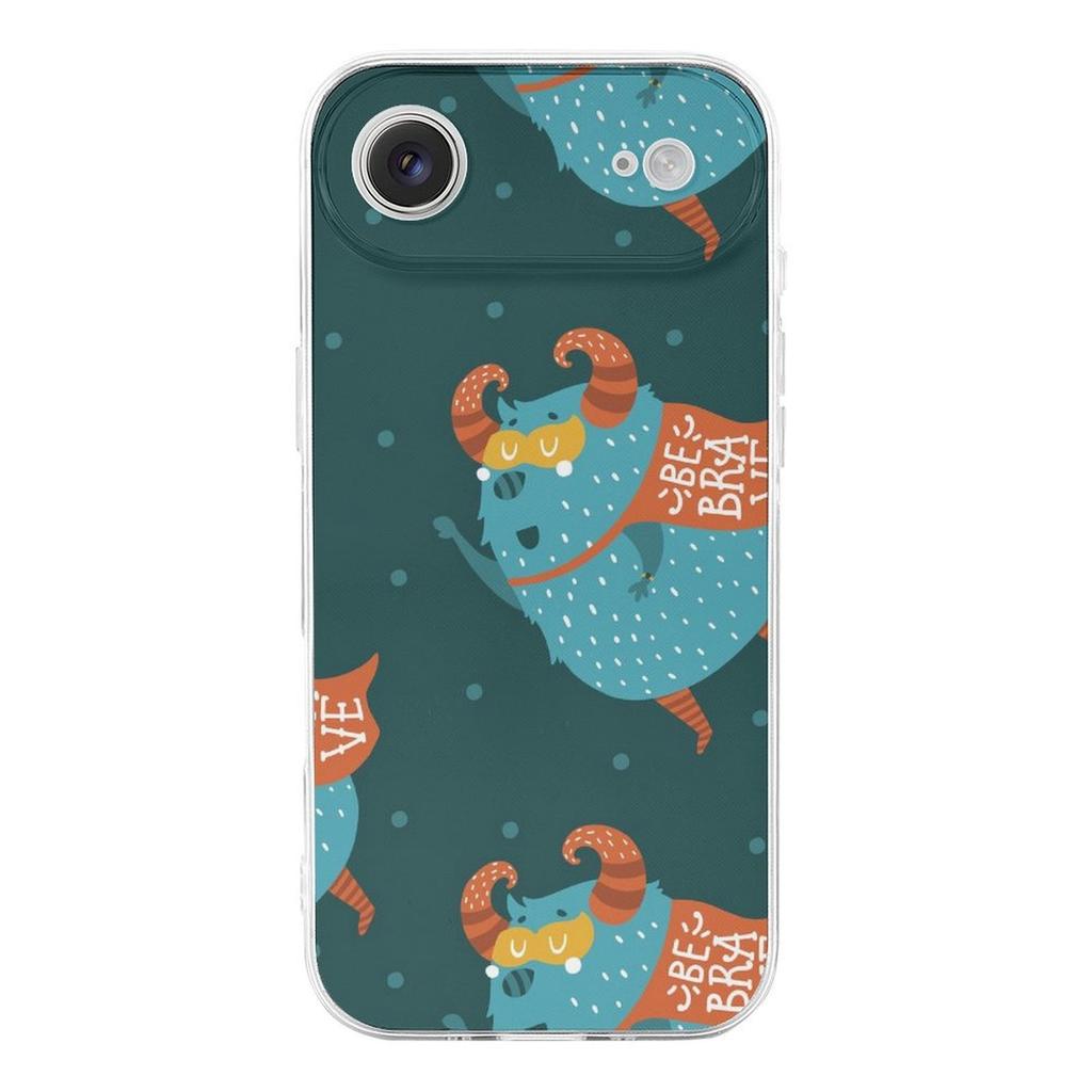 1 Pack For Iphone 17/17Air/17Pro/17ProMax Tpu Phone Case With Comfortable Grip Lines, Full Edge Protection, Smooth Soft Shell