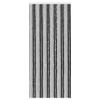 Grey and Black Chenille Insect Screen Door Curtain 100 x 230 cm