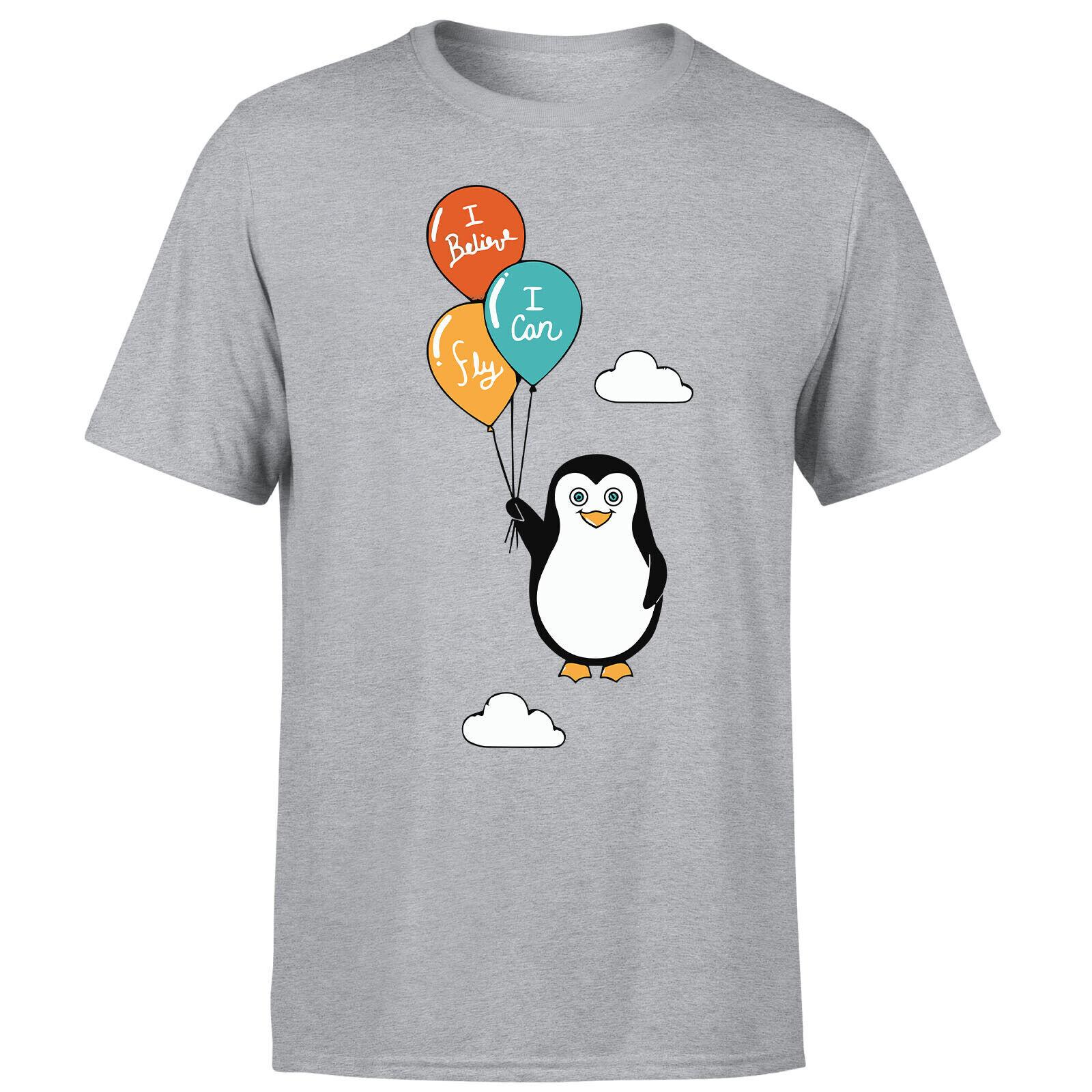 

I Can Fly Penguin Unisex T Shirt Funny Cute Penguin Lover Tee Top S разноцветный