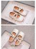 Girls' Chinese Style Soft Sole Leather Loafers - Spring 2026 Princess Flats for Medium & Large Children.