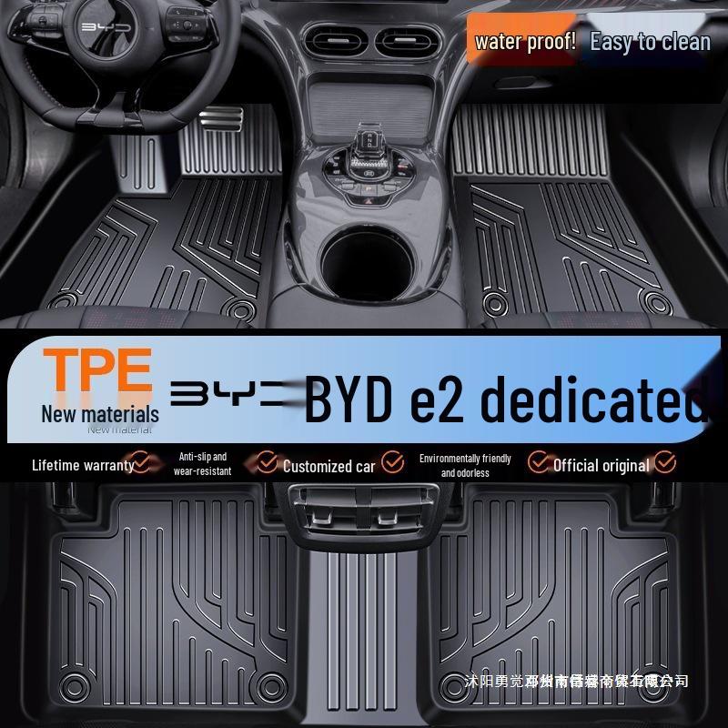BYD e2 Luxury TPE Floor Mat - Full Coverage for Single Driver's Seat (24 Model)