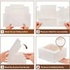 18pcs White Treat Boxes with See Though Window Gift Box Gift Wrap Boxes for Soap Gift Packaging Box for Birthdays Weddings Parties Festivals
