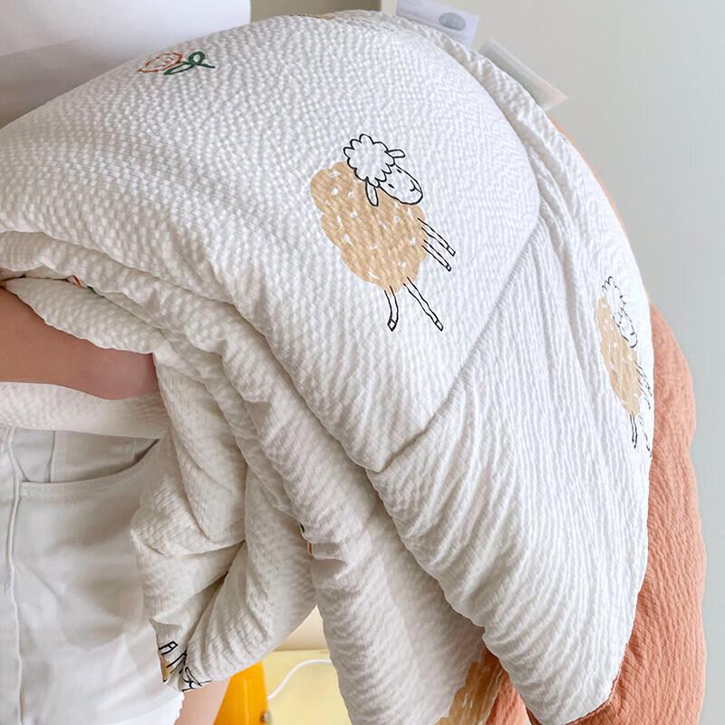 Plover Four Seasons Seersucker Cotton Quilt
