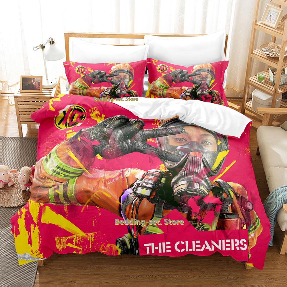 Game XDefiant Bedding Set Single Twin Full Queen King Size Bed Set Adult Kid Bedroom Duvetcover Sets Print Anime Bed Sheet Set