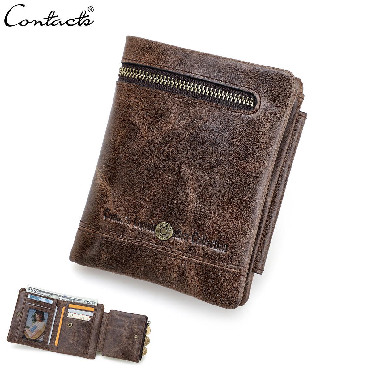 

CONTACT S мужской бумажник из натуральной кожи с удобным отделением для монет