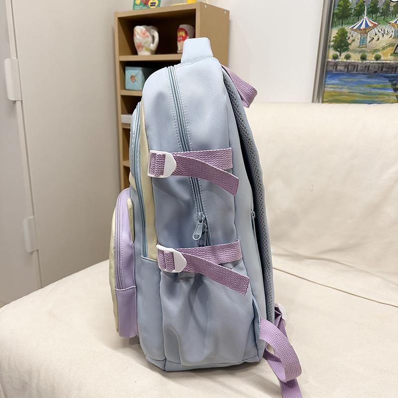 Mochila Escolar de Dibujos Animados para Mujer de Gran Capacidad para Estudiante de Secundaria
