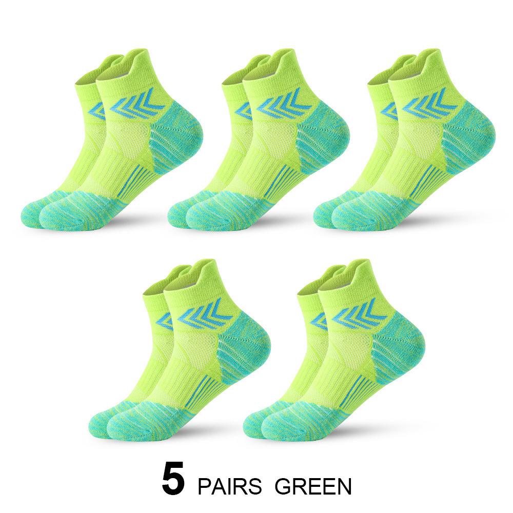 Unisex Sports Socks: Short, Terry Loop Bottom for Basketball, Running, Fitness, and Badminton.