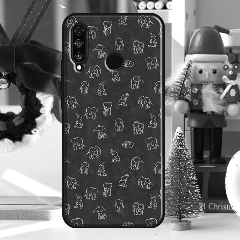 Cute Baby Elephant For Huawei Nova 5T 9 10 SE 7i 8i 11i 12i Y73 Y72 Y61 Y91 Y60 Y70 Y90 P20 P40 P30 Lite Case
