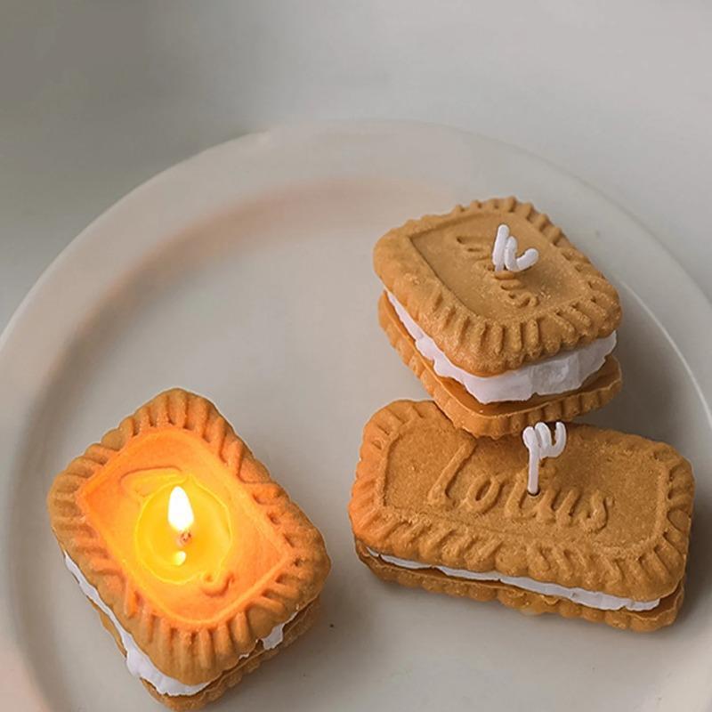 Cookies Aromatherapy Candle Creative Cookies Aromatherapy Candle Wedding Accompaniment Gifts Family Bedroom Decor
