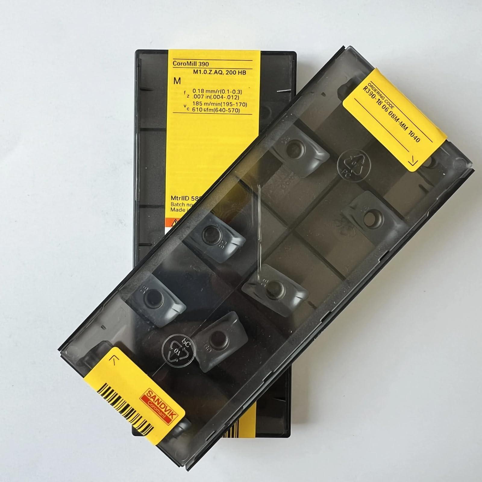 

Original Sandvik / R390-180608M-MM 1040 /CNC lathe carbide blade tool 10 Pcs