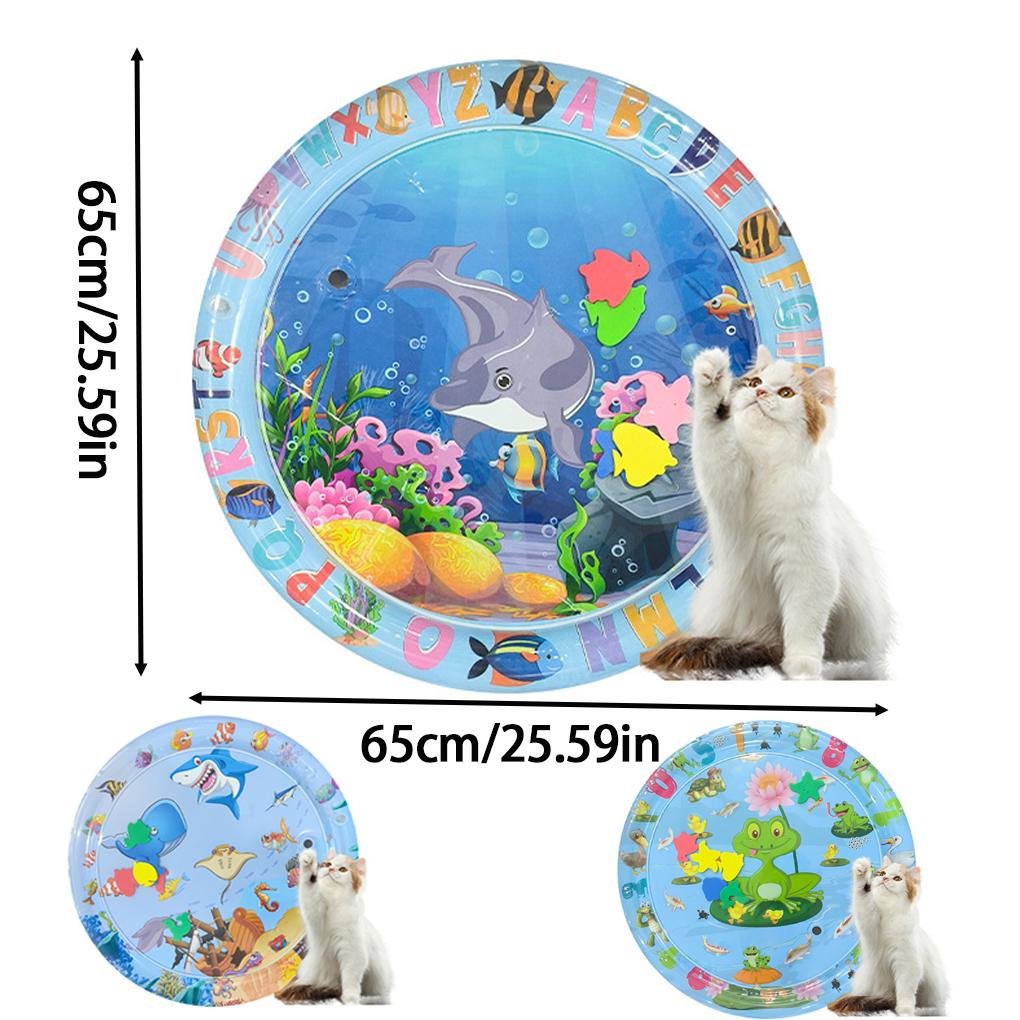 Katzen- und Hundenest Klettermatte Spielzeug Cartoon-Muster Klopfmatte Sommer Haustier Klettermatte