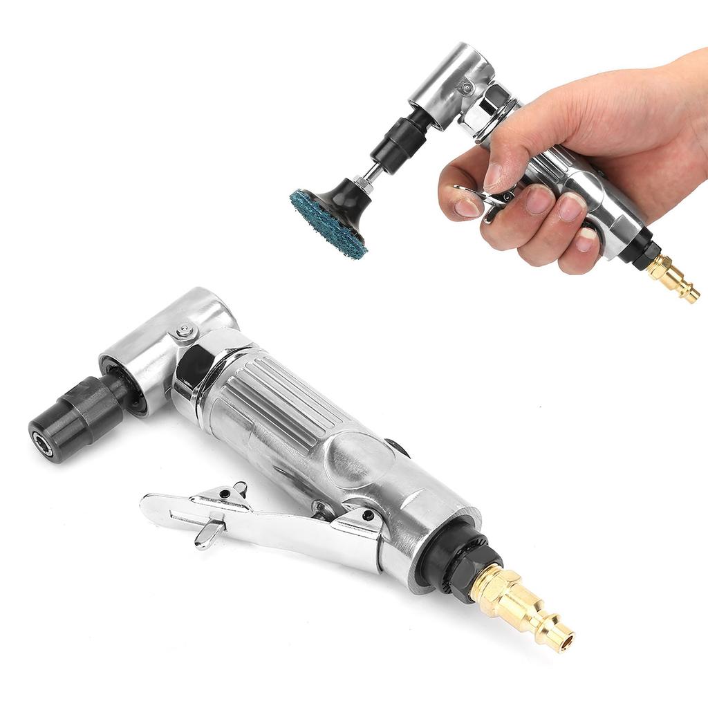 Pneumatischer Stabschleifer in Industriequalität mit 90-Grad-Biegung und 2-Zoll-Schleifscheibe BSP