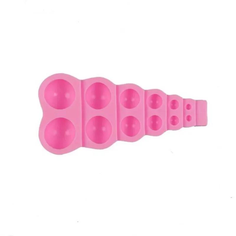 

Силиконовая форма для мастики Полукруглая Жемчужная Торт Полукруглая Сфера Форма для Шоколадного Торта Эпоксидная Форма Инструменты для Выпечки Украшение Торта розовый