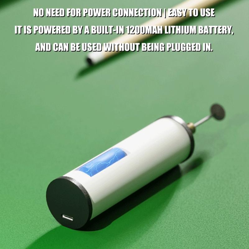 Electric Billiard Cue Tip Shaper Trimmer Grinder With Rechargeable Battery For Precise And Smooth Grinding Performances