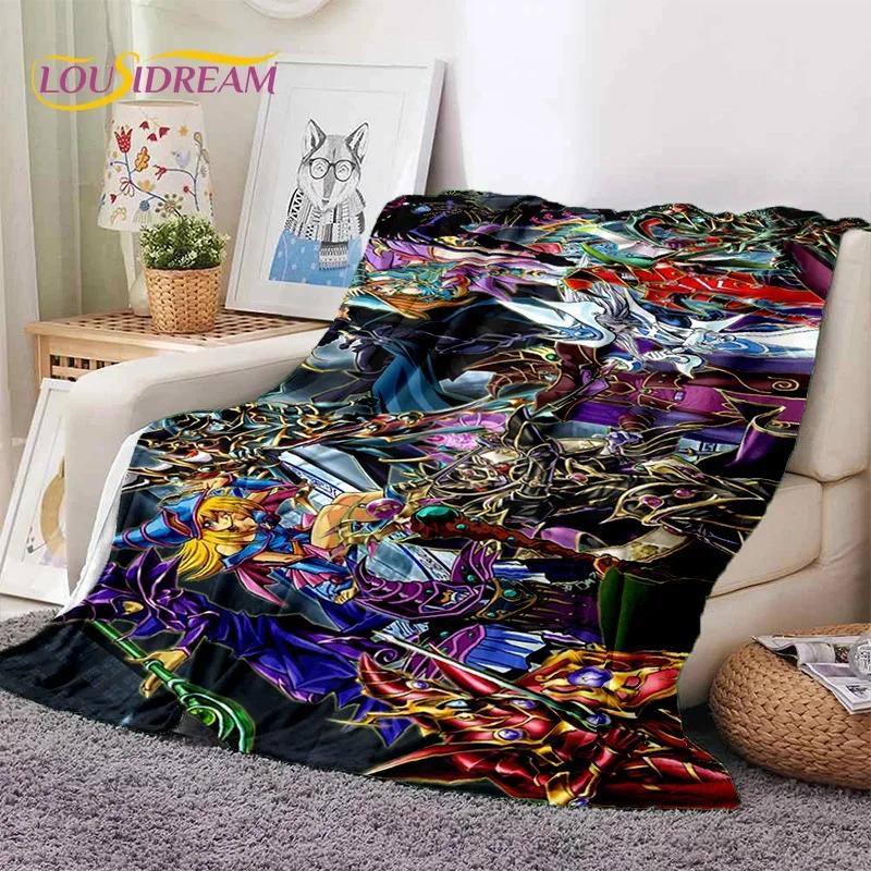 Yu-Gi-Oh Anime MONSTER CARD Cartoon Weiche Decken, Überwurfdecke Bequeme Decke für Picknick Betten Sofa Haus Schlafzimmer Kindergeschenke