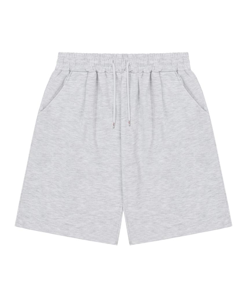 S'EST Training Sweat Shorts - White Melange