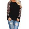 Fashionable Plus Size Womens Long Sleeve Leopard T Shirts With A Loose And Easy Fit