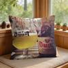 DDuvel Beer Beer Logo Cushion Cover Square Short Plush Pillow Case Living Room Sofa Home Decor Funda X