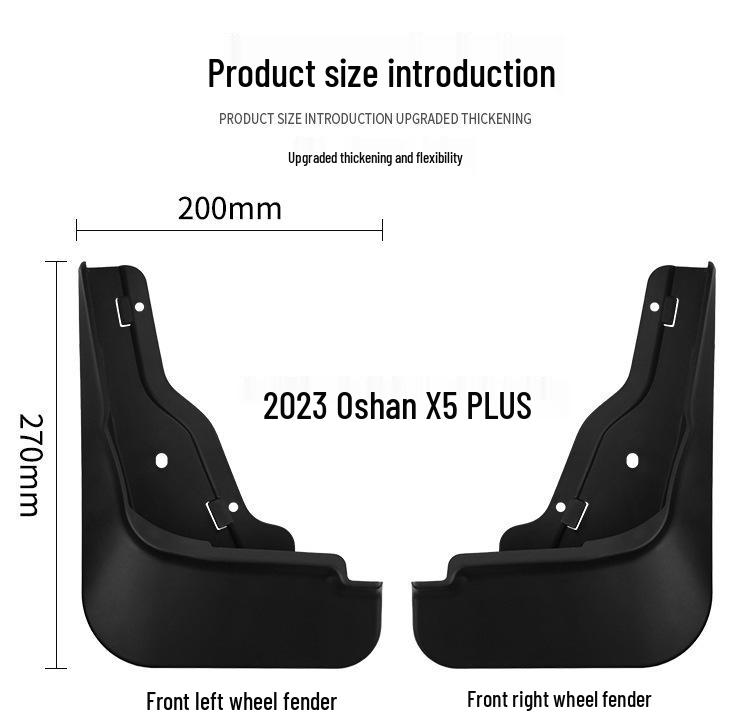 Leather Mud Flaps for Changan Oshan X5 Plus (2023-2025)
