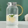 Diller 2L Hammered Borosilicate Glass Pitcher with Tea Filter