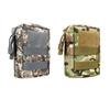 Tactical Military Multifunctional EDC Utility Pouch Waist Bags Sundries Storage Molle Tool Zipper Waist Pack Accessory-1 Piece