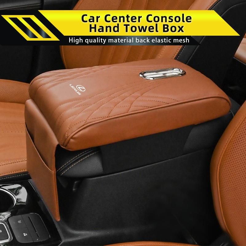 JEQS5 Car Seat Armrest Box Pad Console Storage Protector Cover Accessories For Lexus UX250h RX450h CT200h RX400h NX300h RX350 RX300 GX