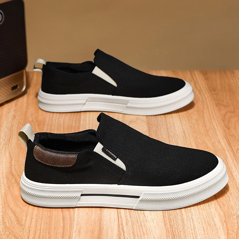Old North cloth shoes soft-soled driving shoes casual canvas shoes youth loafers