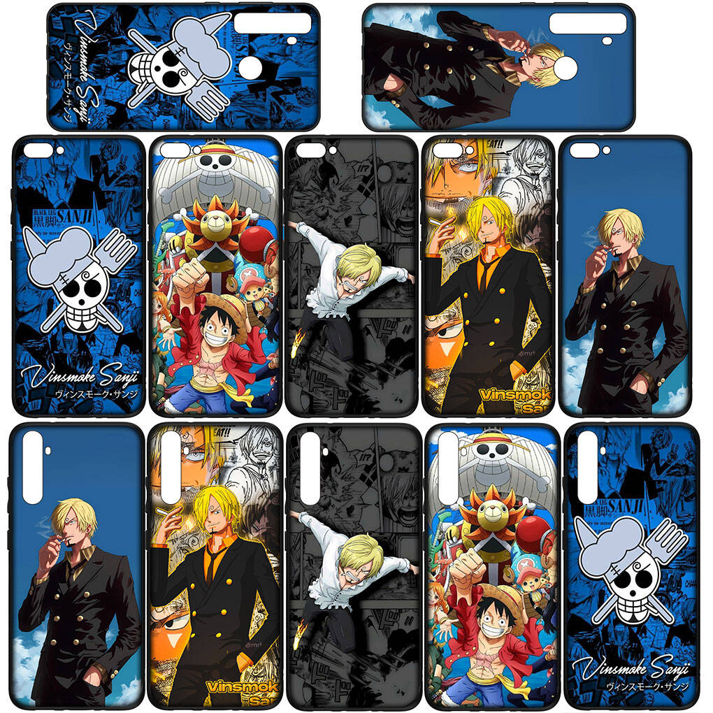 Phone Case for iPhone 17 15 16 Plus Xiaomi Poco X7 X6 F8 F7 M8 C85 C75 Redmi Note 14 12 11 13 Pro Max A4 14C 13C 15C Cute Luffy One Pieces Sanji Cover