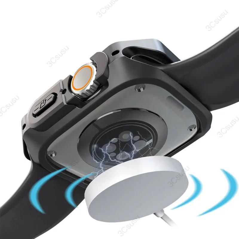 Screen protector TPU+PC Case Cover for Apple Watch Case Ultra 2 49mm 46mm 42mm 44mm 45mm 41mm Series 10 9 8 7 accessories Bumper 7