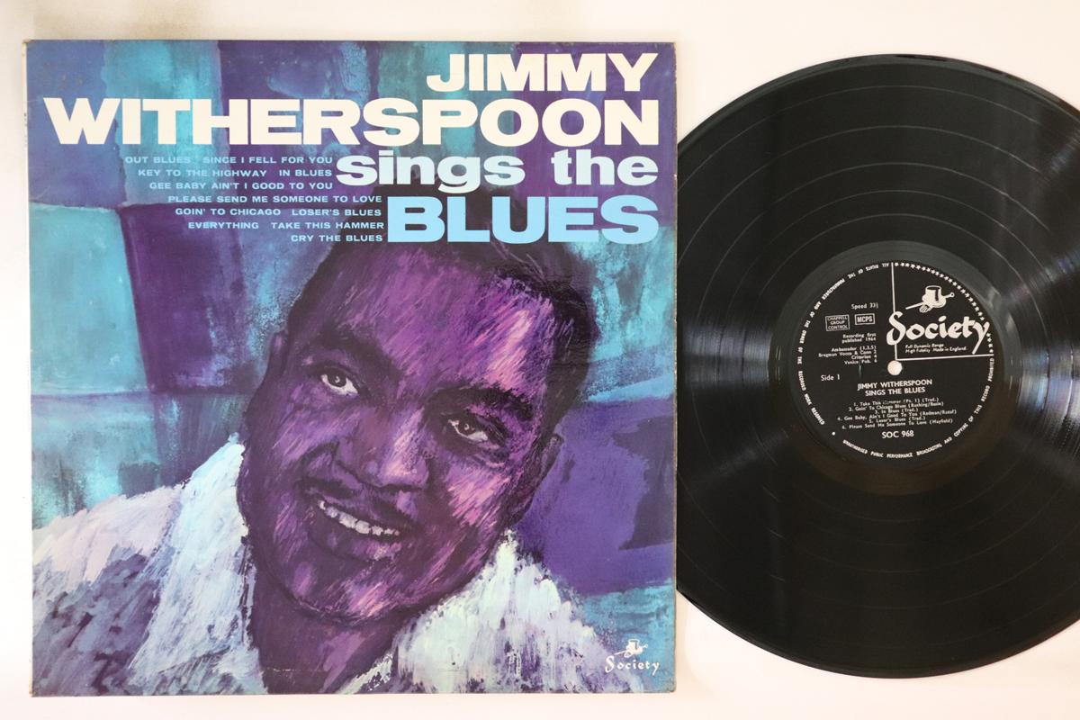 

LP Record JIMMY WITHERSPOON Sings The Blues SOC968 SOCIETY UK Blues Used