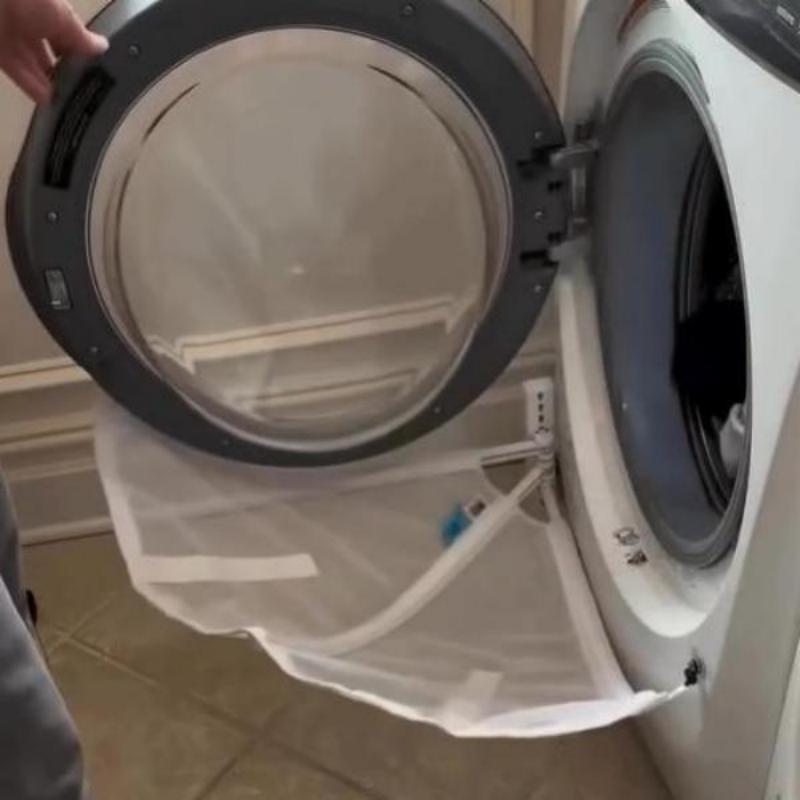 Πλυντήριο Ρούχων Εμπρόσθιας Φόρτωσης Δίχτυ Συλλογής Ρούχων Πτυσσόμενο Δίχτυ Συλλογής Πλυντηρίου Τσάντα Φίλτρου Πλέγματος Για Οικιακό Πλύσιμο Ρούχων