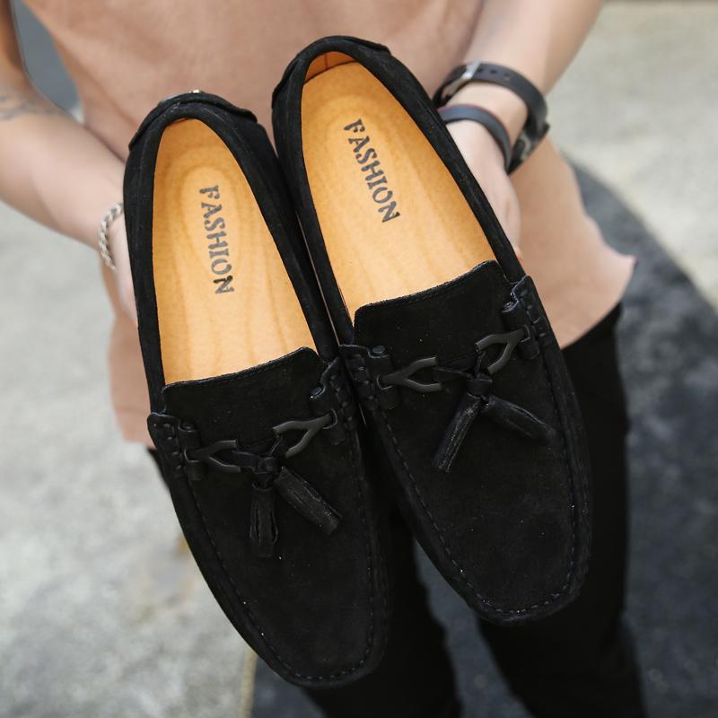 Fashion Men Shoes Sude Leather Casual Summer Shoes Classic Men Loafers Elegantes Slip On Men 'S Flats Moccasins Men Driving Shoes
