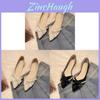Small Fragrance Style Flat Shoes For Women With Pearl Side Cutouts And Elegant Design
