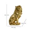 Retro Animal Ornament Luxury Miniatures Figurine Sculpture Crafts Lion Statue  Entrance