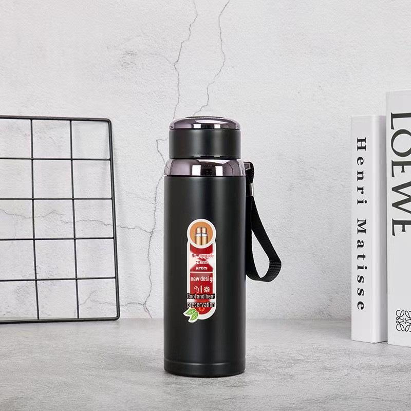 316 Stainless Steel Insulated Water Bottle - Large Capacity Star Design, Portable for Men & Women, Perfect for Tea & Outdoor Sports