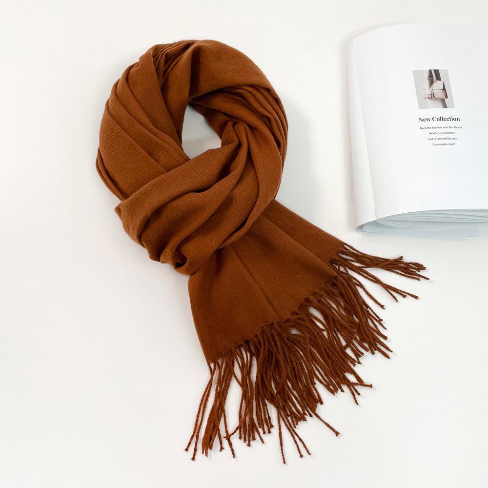 Čtyři roční období k dispozici Nový dámský všestranný kabát na vlasy Imitace kašmírové šály Teplá střední šála šál