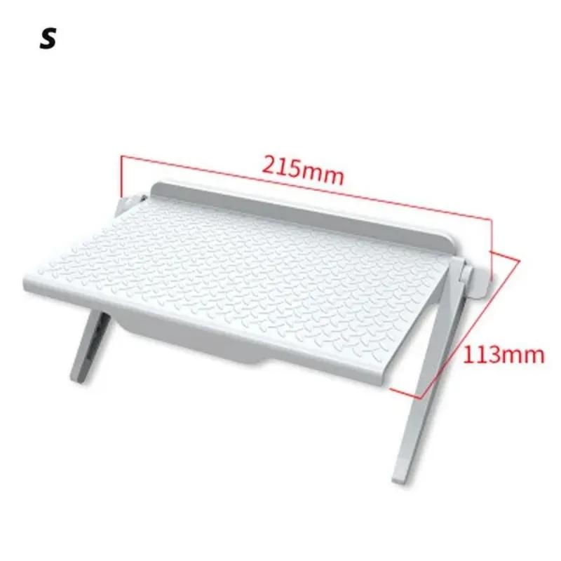 1 Pc TV Screen Top Storage Holder Multifunction Computer Screen Router Plastic Organizer Shelf (Only Shelf)