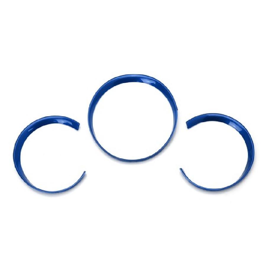 Blue Dashboard Gauge Surrounding Ring Decoration Trim For 2014-22 Porsche Macan