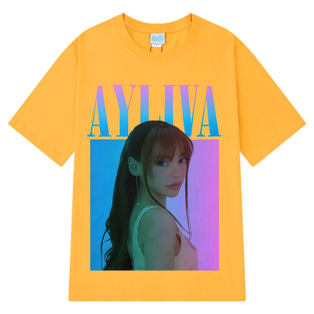 Singer Ayliva Vintage Graphic Printed Tshirt Unisexs Unisex Harajuku Tshirt Shortsleeved Loose Y2k Clothes Oversized Tshirts