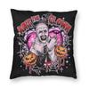 Halloween Horror Terrifier Film Pillowcase Printing Polyester Cushion Cover Decor Throw Pillow Case Cover Home Zippered 40*40cm