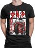 Men T-Shirts Akira Kaneda Shotaro Motorbike Casual Pure Cotton Tees Short Sleeve Anime T Shirt Round Neck Clothes Plus Size Black