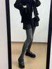 High-End Gray Rhombus Pattern Leggings Pantyhose Autumn And Winter Explosion Micro-Pressure Thin Small Fragrant Pantyhose Beautiful Leg Socks