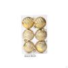 6 Pieces Christmas Balls Tree Decorations Lightweight Polypropylene Suitable for Party