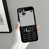 Black Soft Phone Cover Case for iPhone XR 15 16 14 Plus 13 12 11 17 Pro Max 7 8 XS Max 17Air Retro Phone Model