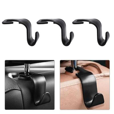 2/3PCS Universal Headrest Clips Holder Car Accessories Bag Hanger Car Back Seat Hooks Storage Racks