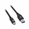 V7 USB A To USB C Cable V7 V7U3.1AC-1M-BLK-1E   Black