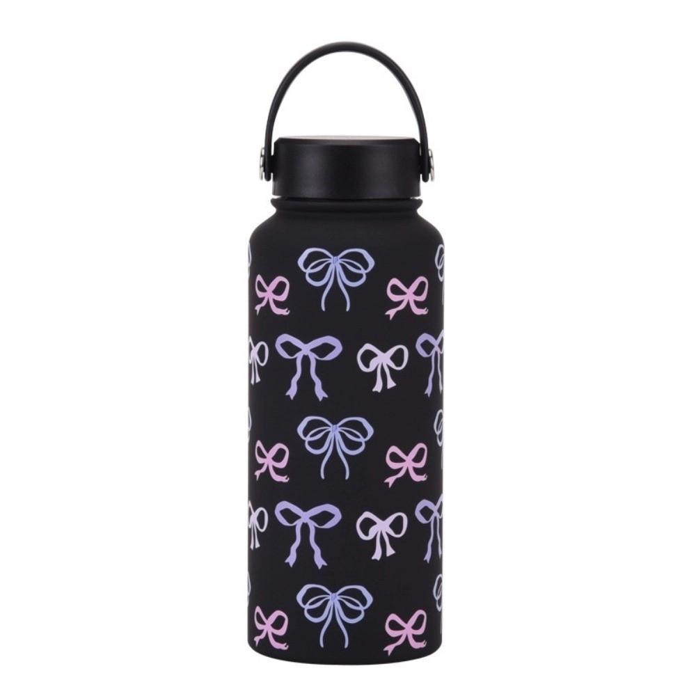 INS Insulated Water Bottle Portable Floral Thermal Cup Drinkware Thermal Water Bottle Office