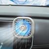 1 Piece 3 Speed Car Air Outlet Fan Usb Cooling Fan With Color Changing Light Car Rear Seat Heat Dissipation Car Accessories