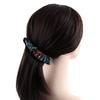 Resin Fashion Design Fabric Banana Clip Vertical Clip Women Hair Accessories Korean Style Hair Wear
